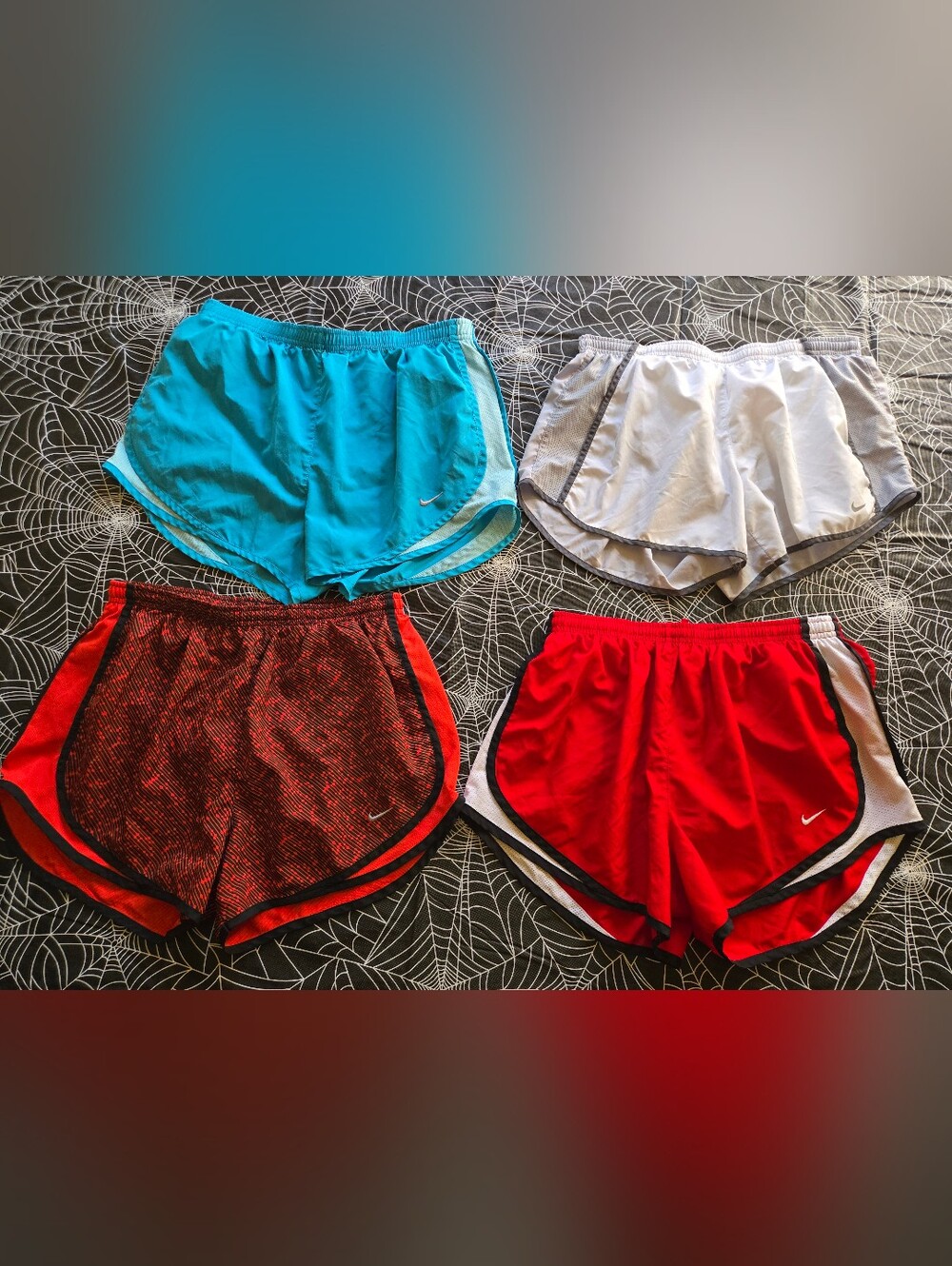 Nike Women’s Medium Set Of 4 Running Shorts - Lightweight Athletic Shorts